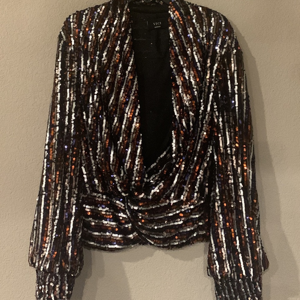 Vici sequin top